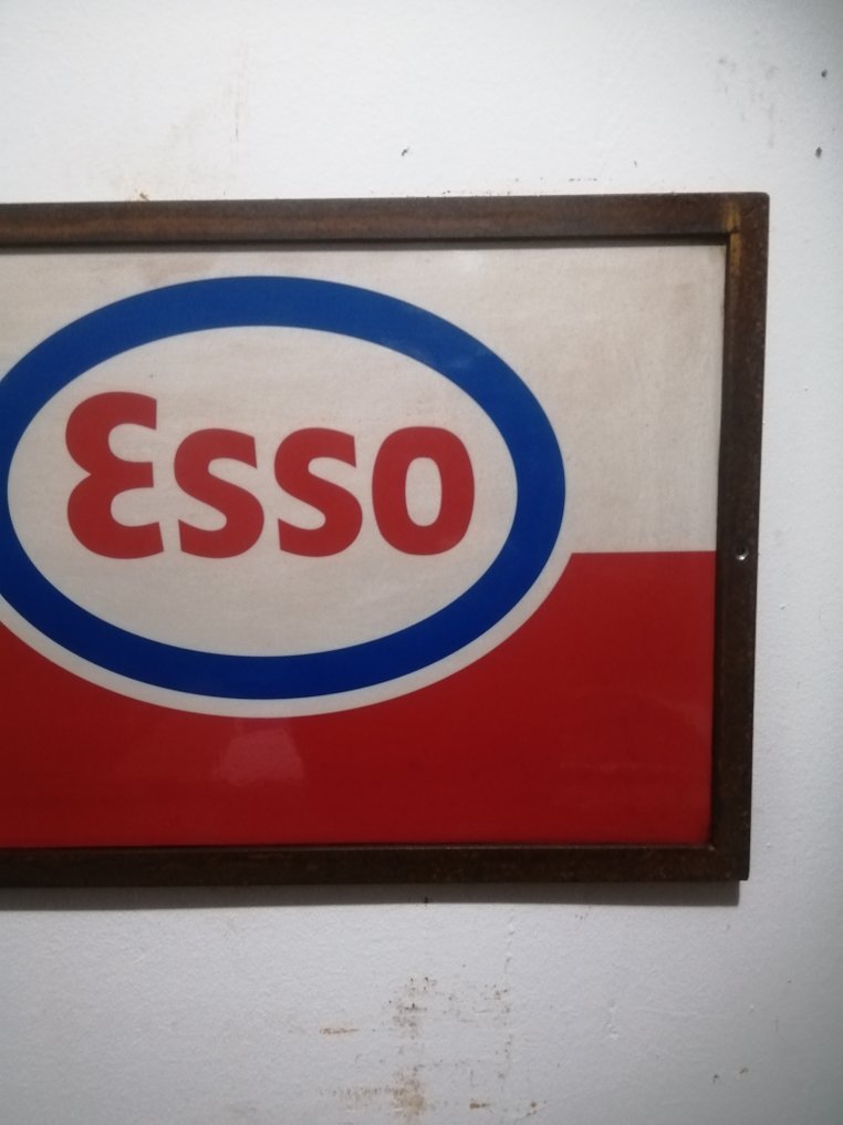 Esso - Esso - Werbeschild - 1980 - Eisen #3.2