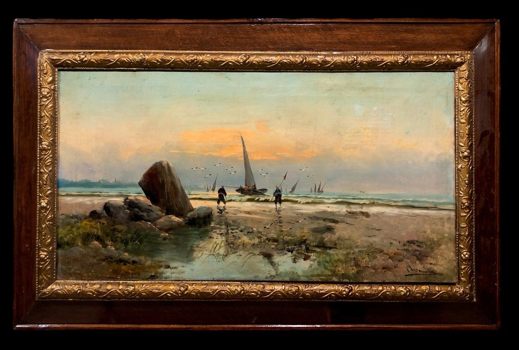 Spanish Impressionist Master (c. 1880) - Rising sun #1.0