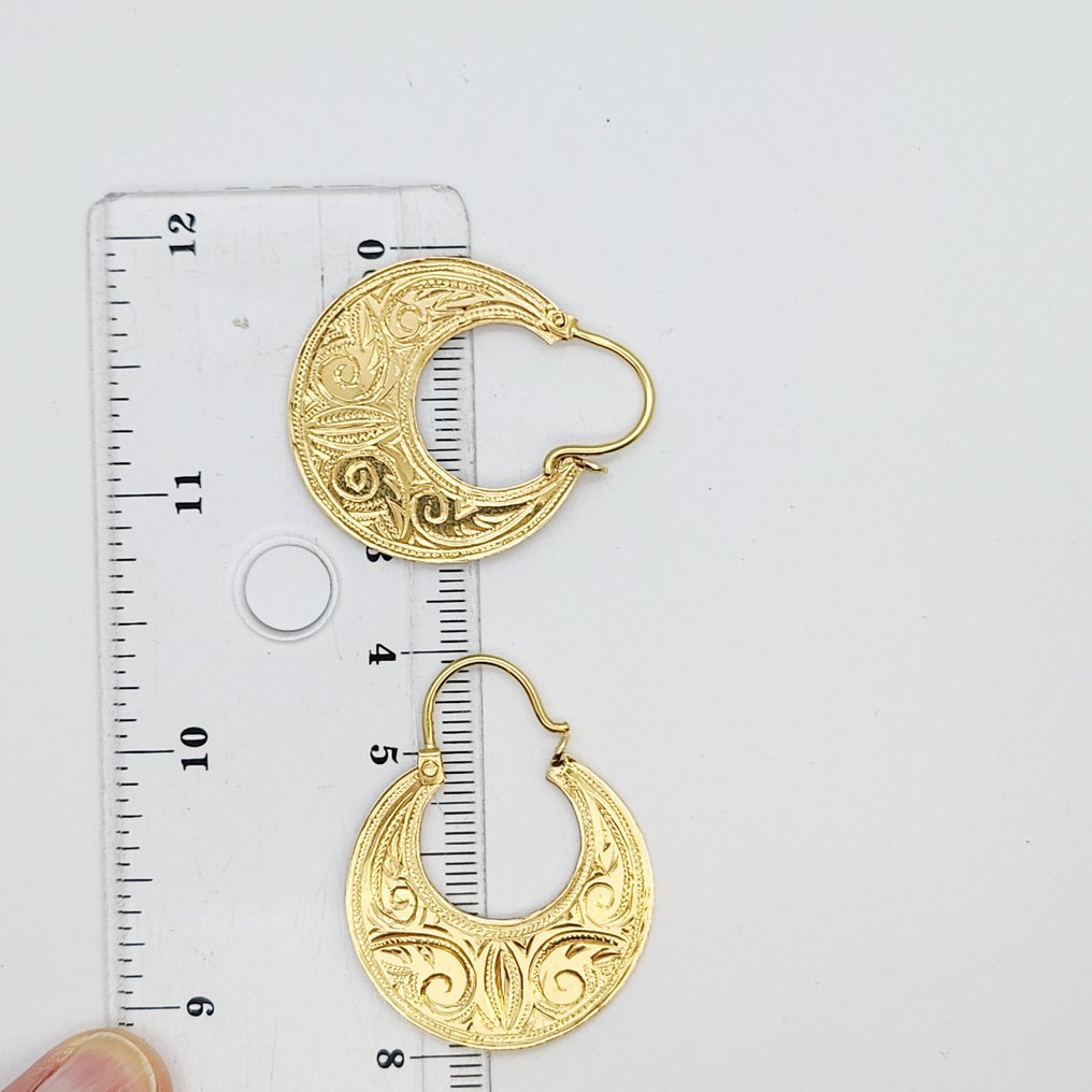 Øreringe - 18 kraat Gulguld #4.3