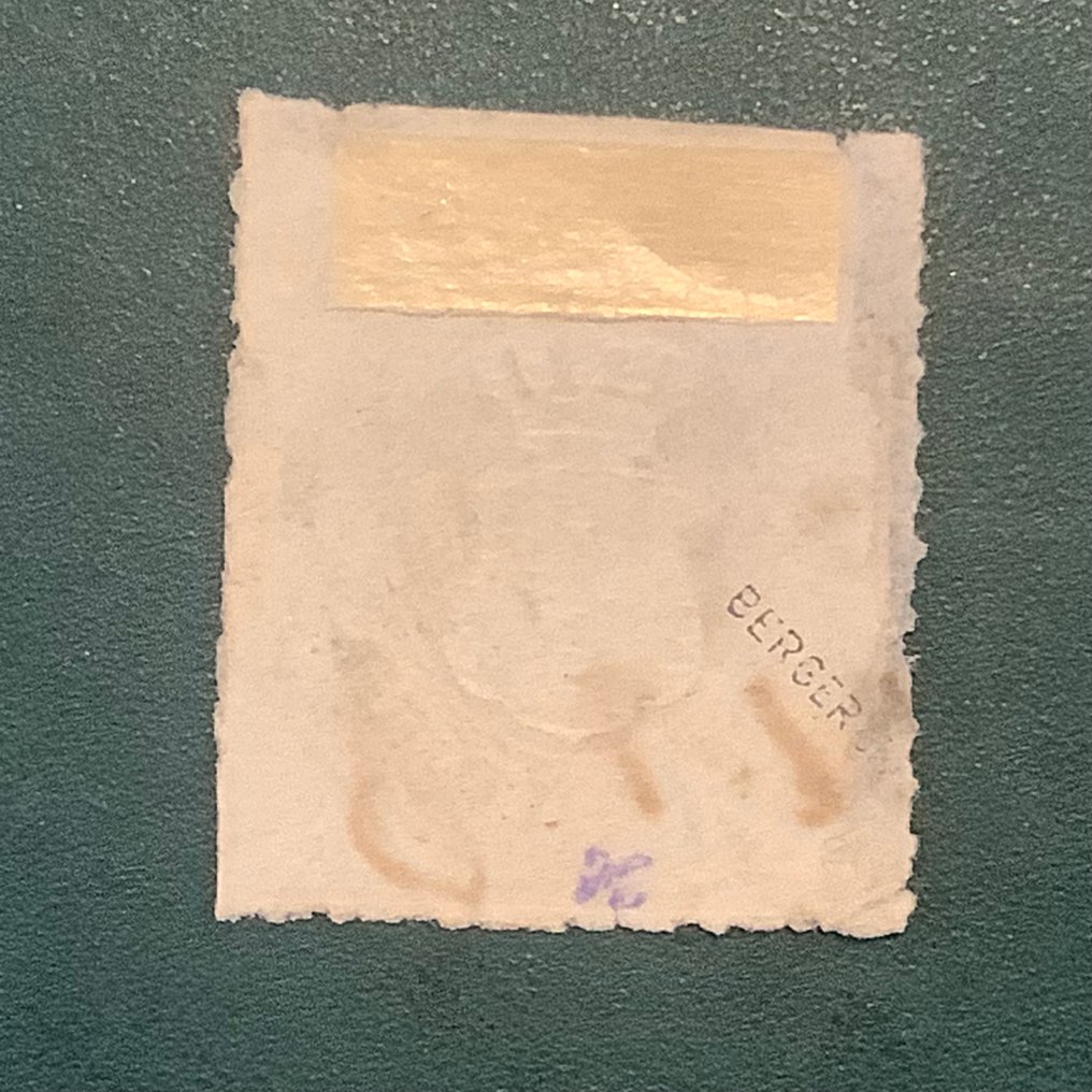 梅克伦堡-施特雷利茨大公国  - 3银戈申盾牌盖有K1 Neusterlitz——经Berger检验 - Michel 6 #4.3