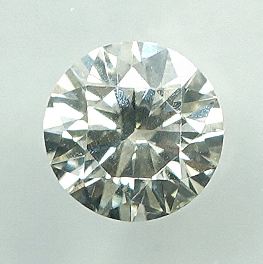 1 pcs Diamant  (Natur)  - 0.51 ct - Rund - I - SI2 - Gem Report Antwerp (GRA) #1.0