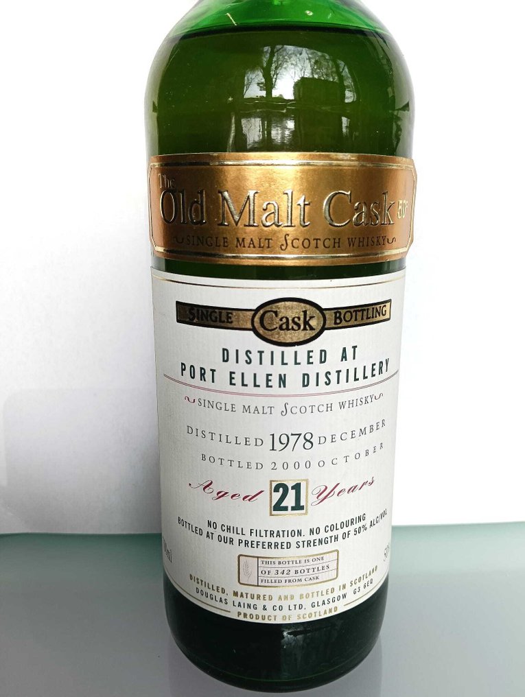 Port Ellen 1978 21 years old Old Malt Cask - One of 342 - Douglas Laing - b. 2000 - 700ml #1.0