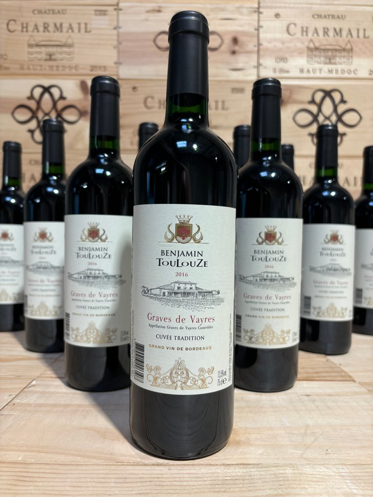 2016 Château Toulouze Benjamin Toulouze - Graves, Pessac-Léognan - 12 Bottle (0.75L) #1.0