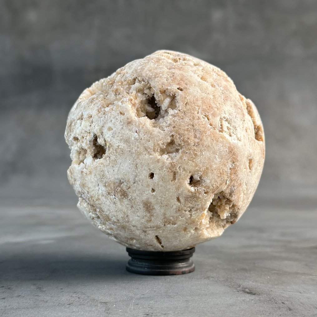 Ilman lähtöhintaa - upea pari Zebra Crystalia ja Quartz Crystalia. Sphere ja Cluster räätälöidyllä jalustalla.- 3600 g - (1) #4.3