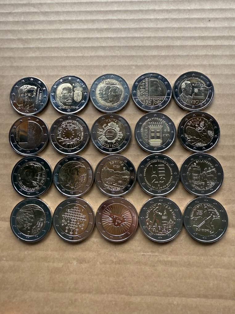 Europa. 2 Euro 2009/2024 (20 moedas)  (Zonder Minimumprijs) #1.0