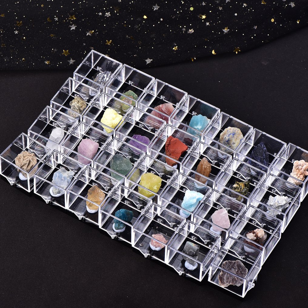 无底价 - 全球28种矿物的独家收藏 适合收藏家和教育用途- 579 g #1.0