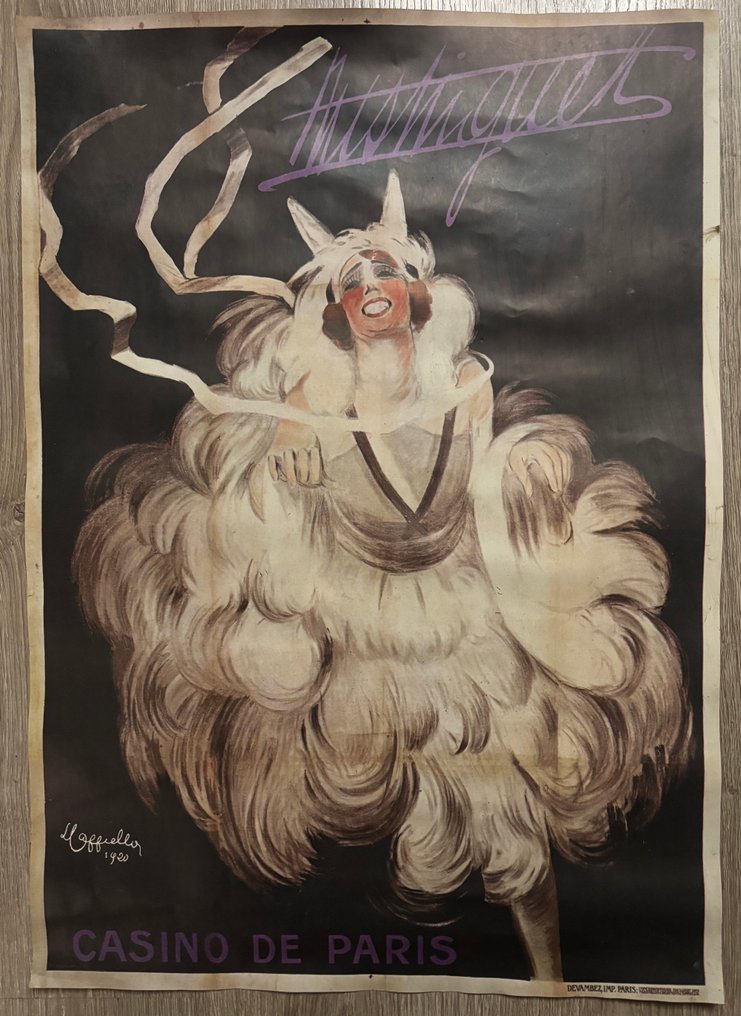 Leonetto Cappiello - Mistinguett – Casino de Paris di L. Offeller - Década de 1970 #1.0