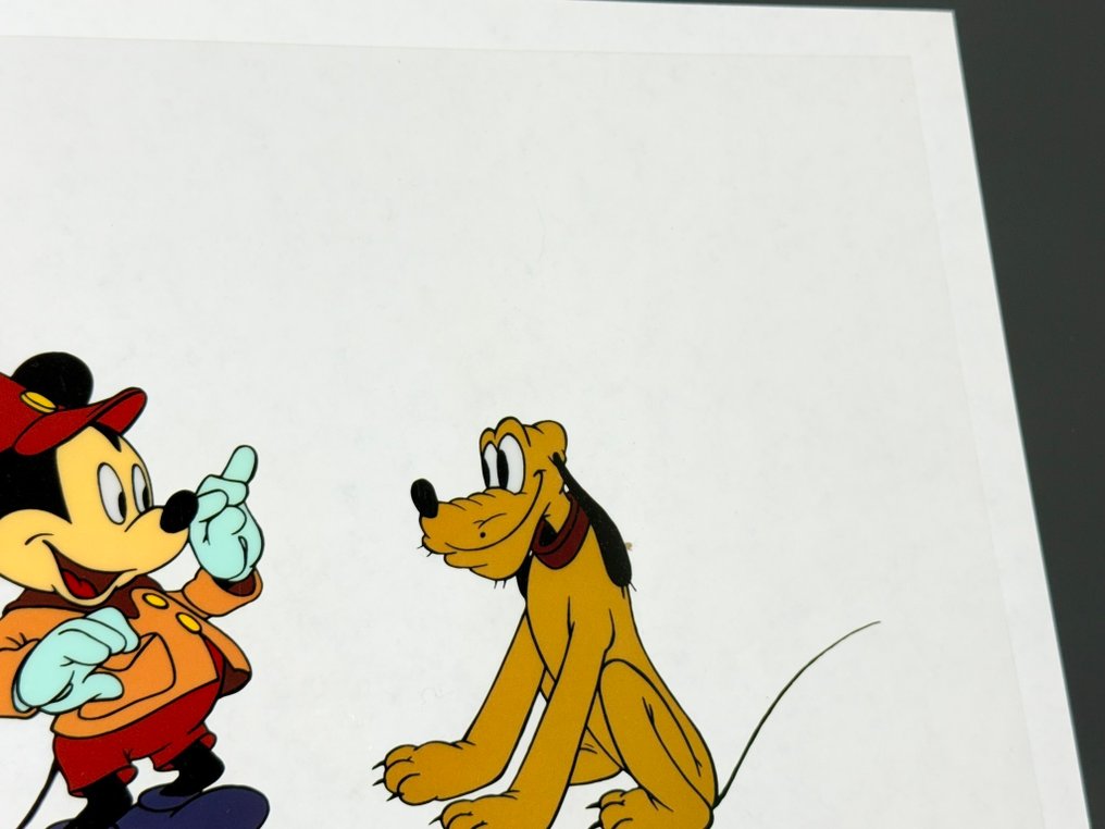 Walt Disney Productions - Sericel de edição limitada de “The Pointer” - Mickey Mouse & Pluto #3.2
