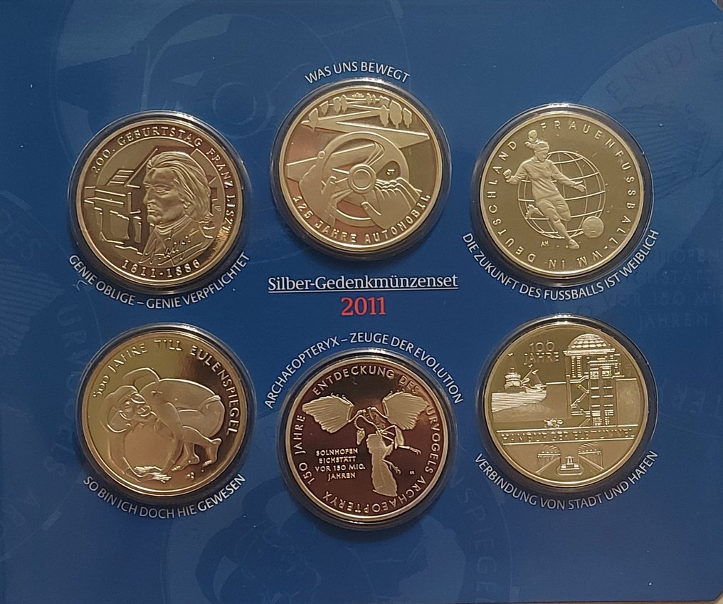 Niemcy. Medal 2011/2015 (5 sets) #1.0