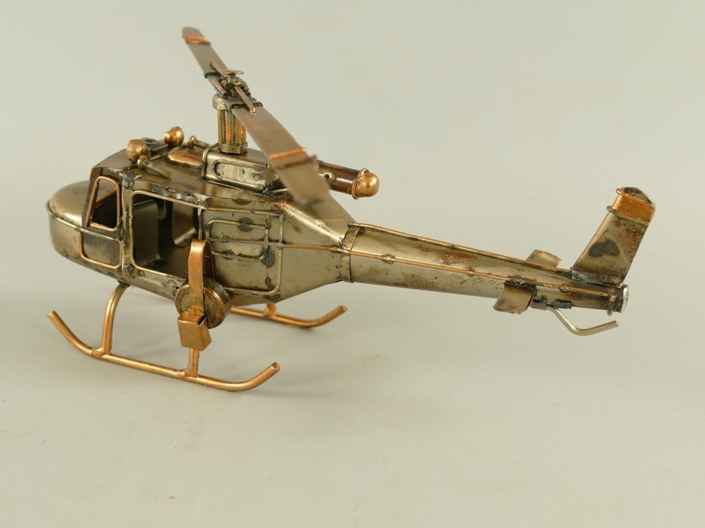 USA - Toy Large Helicopter handmade - 1950-1960 #3.2