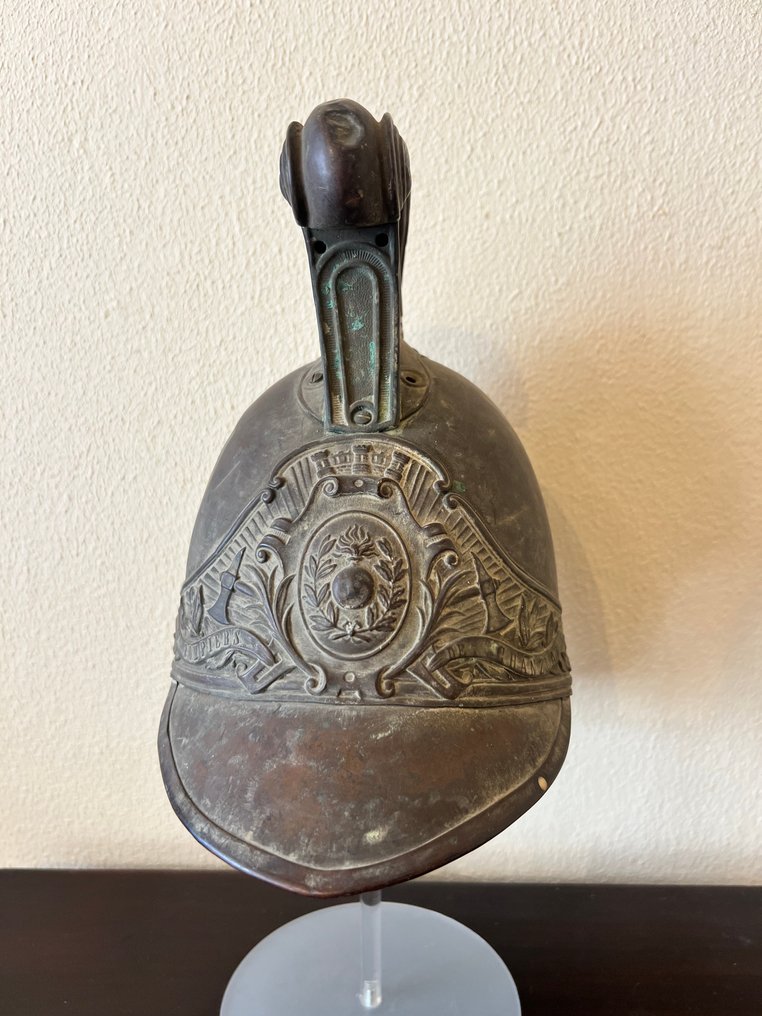 Γαλλία - Στρατιωτικό κράνος - Γαλλικό πυροσβεστικό κράνος M1870 #1.0