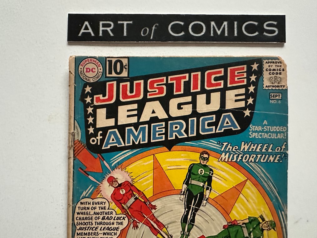Justice League of America #6 - Origin & 1st appearance Amos Fortune - 1 Comic - EO - 1961 #1.0