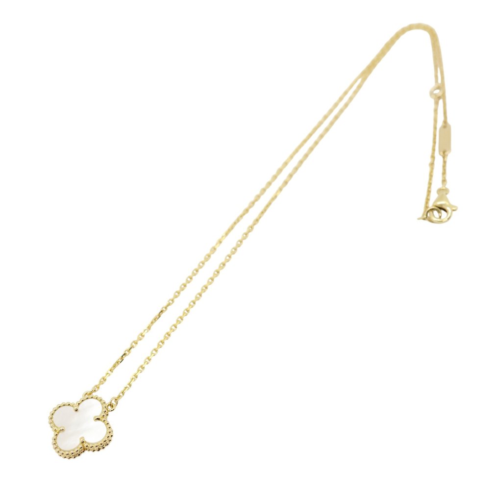 Van Cleef & Arpels - Κολιέ με μενταγιόν - Vintage Alhambra - 18 καράτια Κίτρινο χρυσό - Μητέρα των μαργαριταριών #3.2