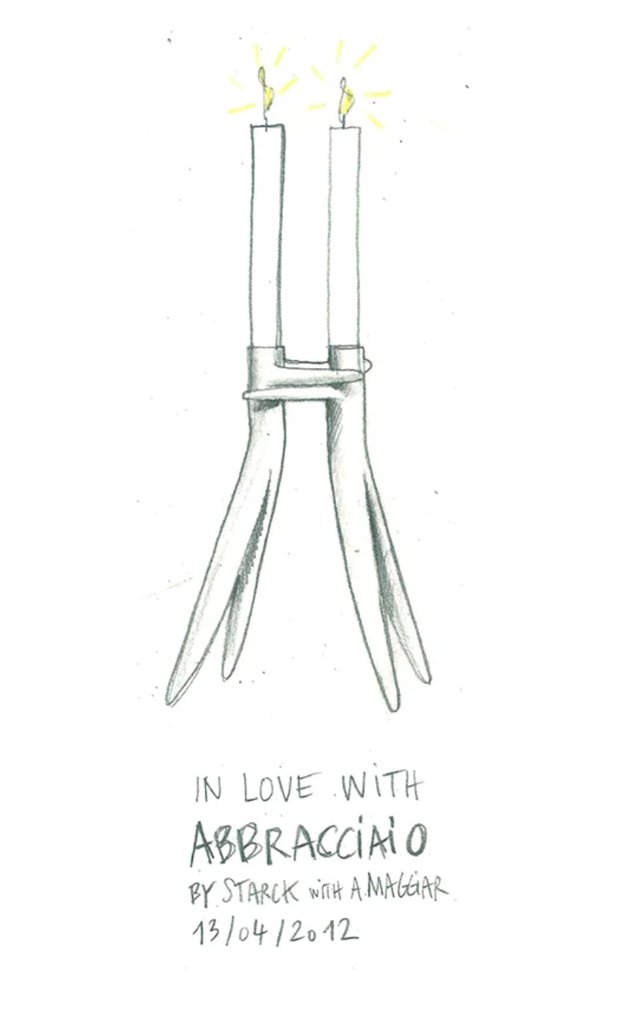 Kartell - Philippe Starck - Candelabrum to embrace - Aluminium #2.1