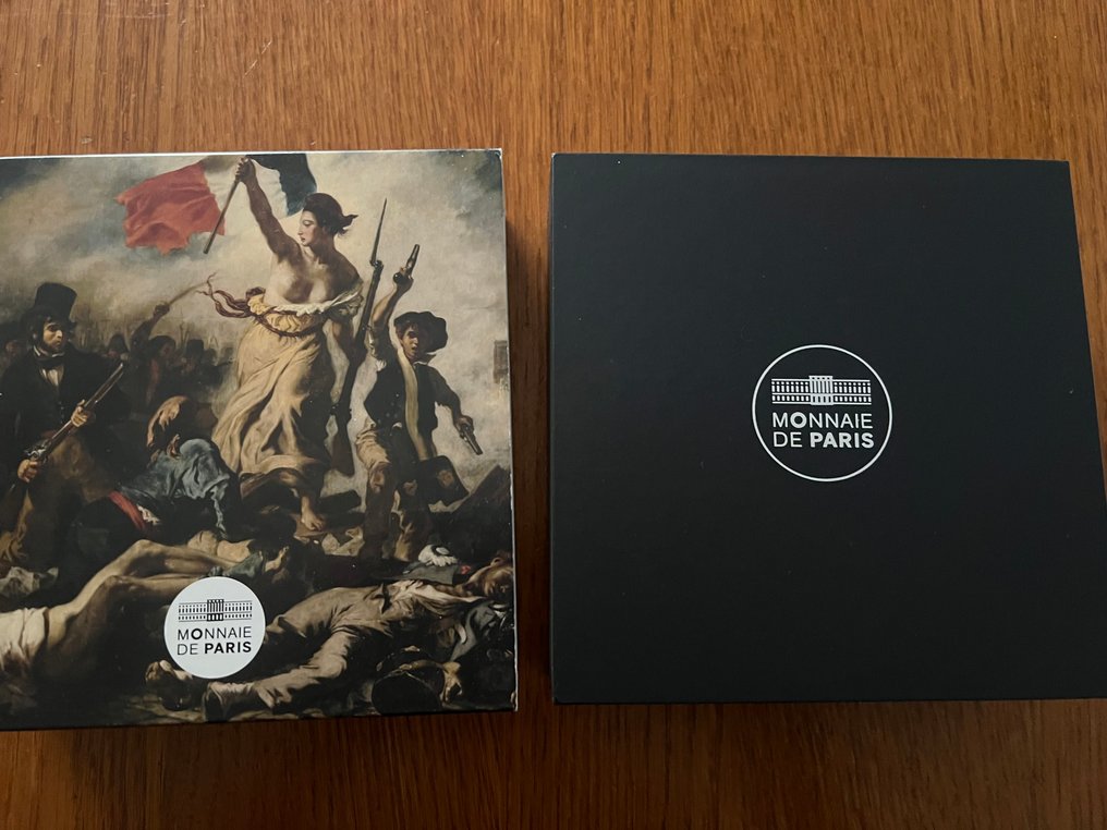 Γαλλία. 250 Euro 2023 "Eugène Delacroix - La Liberté Guidant le Peuple" Proof #3.2