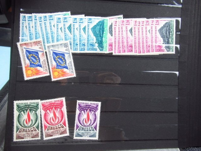 法国  - 目录结束，集邮邮票的积累 #4.3