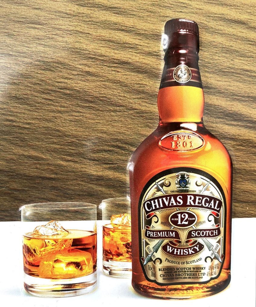 Chivas Regal perpetual calendar - Sign - Metal #3.2