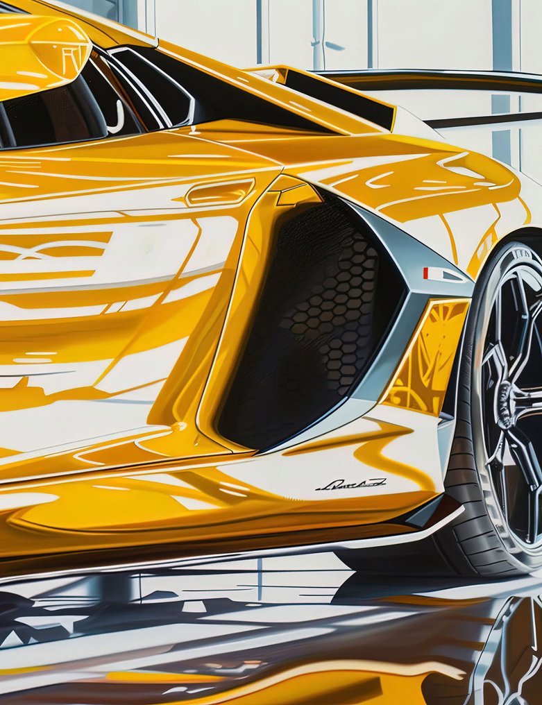 Canvas Fit - Alberto Ricardo - Lamborghini Aventador – “Golden Velocity” #2.1