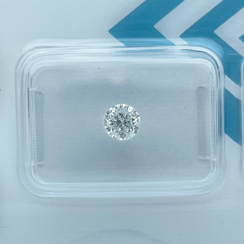 No Reserve Price - 1 pcs Diamond  (Natural)  - 0.53 ct - Round - F - I1 - International Gemological Institute (IGI) #1.0