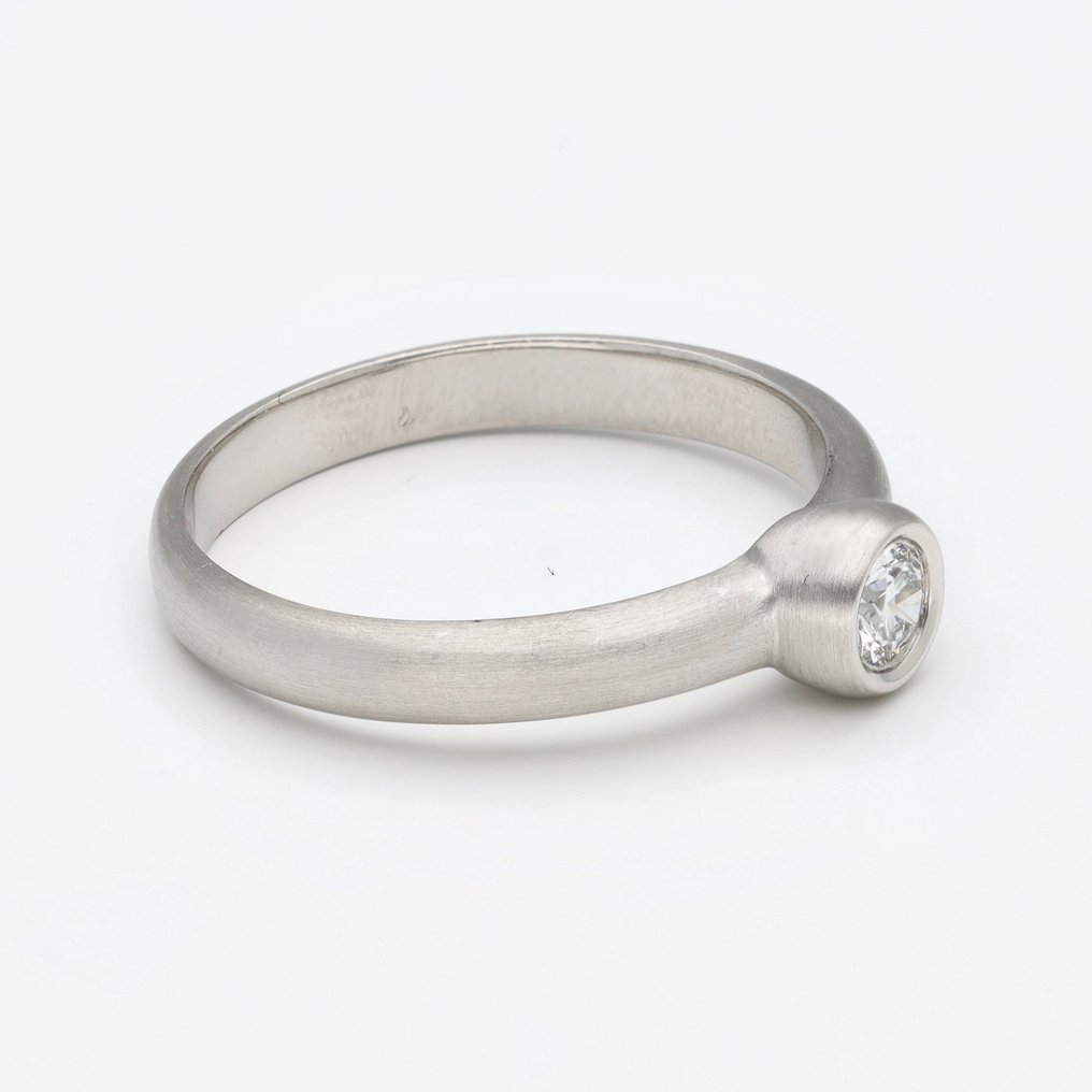 戒指 鉑金 - 0.23ct. tw. 鉆石 (天然) #4.3