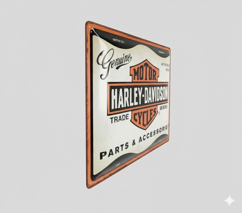 Harley-Davidson - Placă - Steel Sign Advertising - Garage Automobilia - Metal #1.0