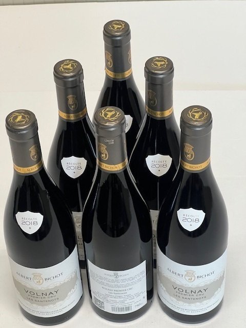 2018 Albert Bichot. "Les Santenots" - Volnay 1er Cru - 6 Flasker (0,75 L) #3.2