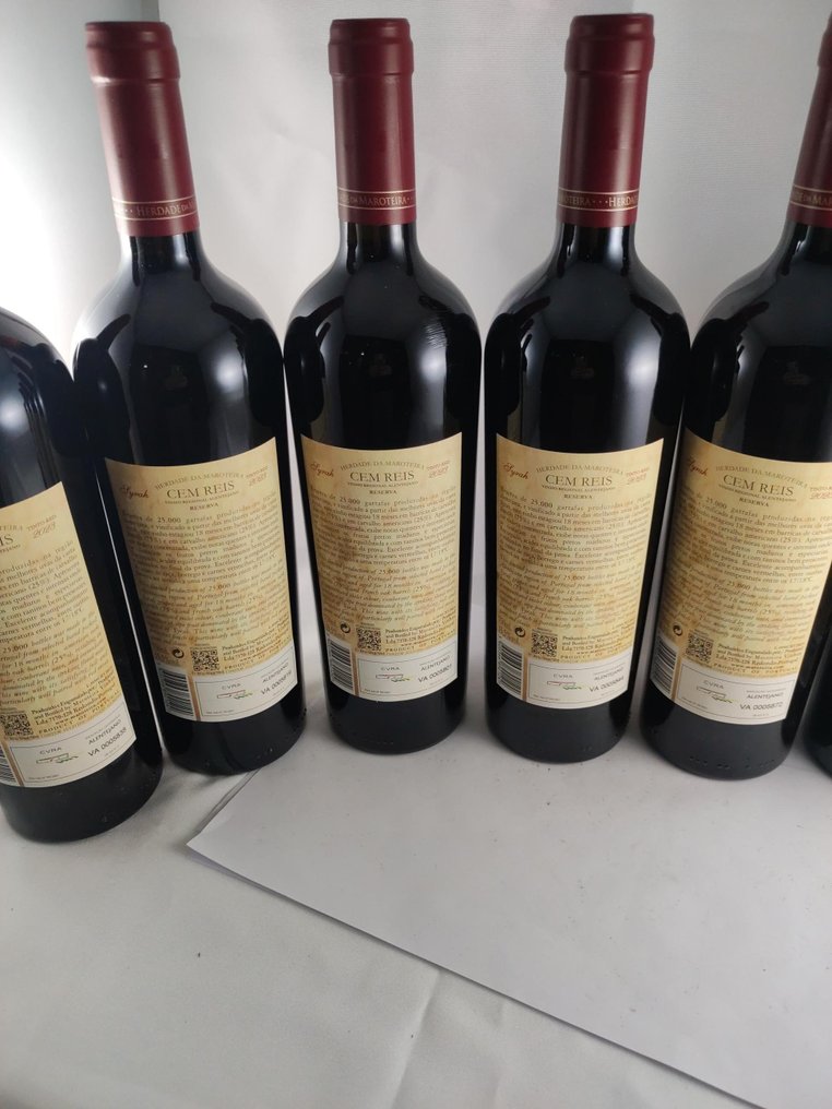 2023 Herdade da Maroteira, Cem Reis Tinto Syrah - Αλεντέχο Reserva - 6 Bottles (0.75L) #4.3
