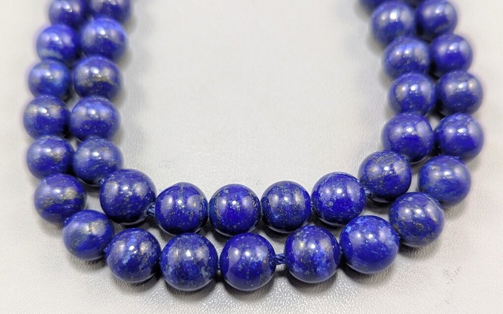 Lapis Lazuli Gemstone Necklaces - Height: 420 mm - Width: 420 mm- 97 g - (2) #2.1