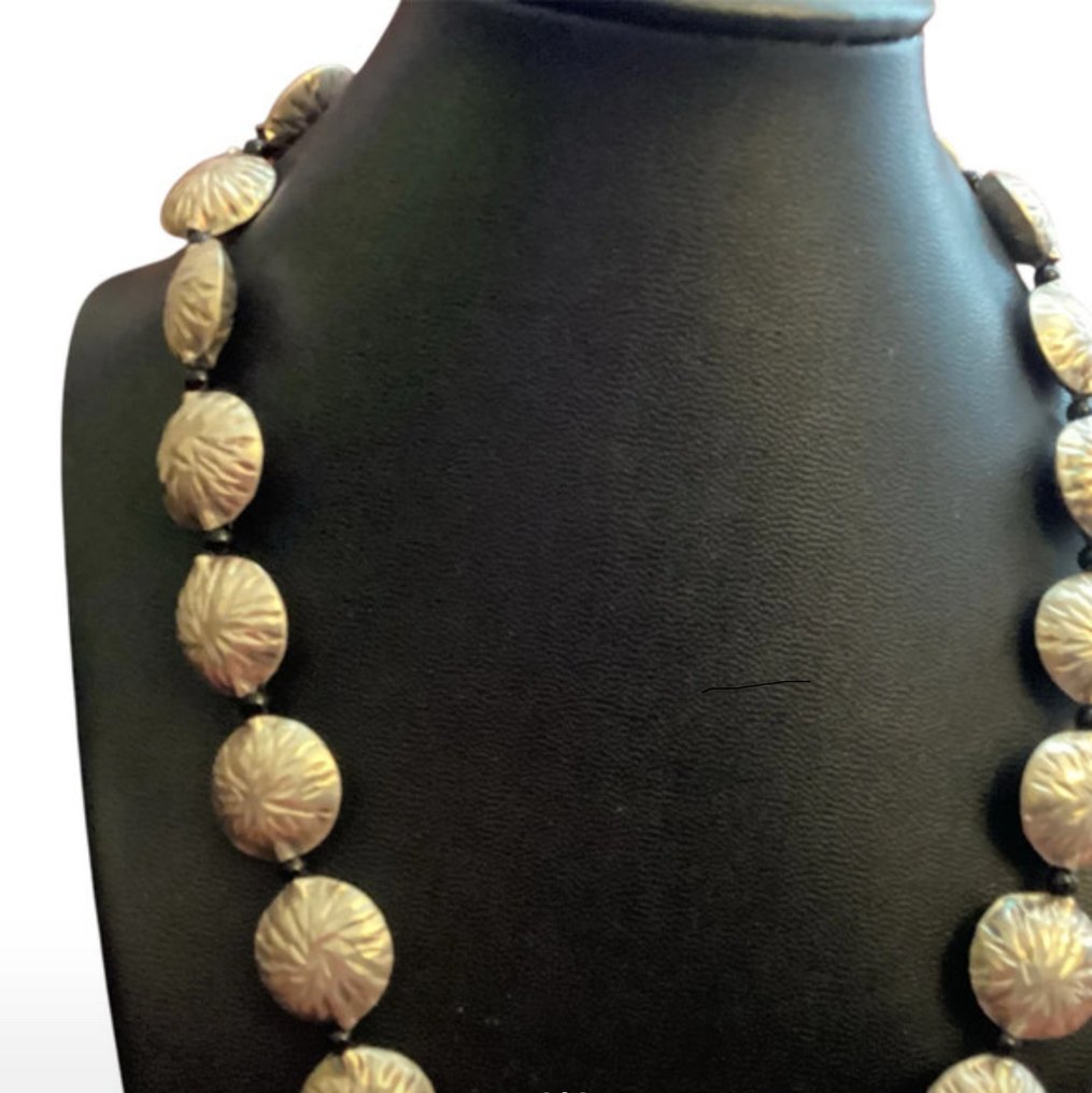 原装款式的民族风项链，925/1000纯银 - 102.38 克 - 银 - 亚洲 #1.0