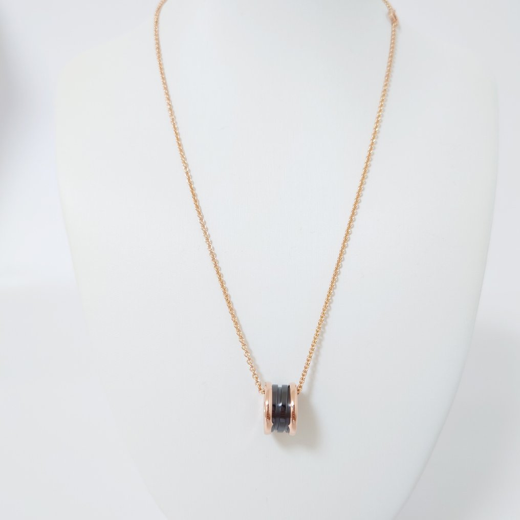 Bvlgari - 项链 - B.zero 1 - 18K包金 玫瑰金, 陶瓷 #2.1