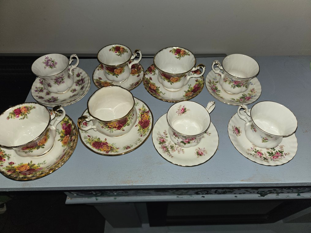 Royal Albert - Σετ φλιτζανιών τσαγιού (8) - Πορσελάνη #1.0