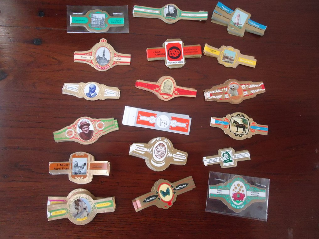 Θεματική συλλογή - sigarenbandjes 225 ολόκληρες σειρές από διάφορα εμπορικά σήματα σε καλή κατάσταση #1.0