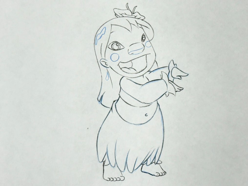 Walt Disney - 丽洛的原始动画绘图 - Lilo & Stitch (2002) #1.0