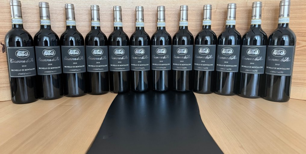 2010 Casanova di Neri, Cerretalto - Μπρουνέλο ντι Μονταλσίνο Riserva - 12 Bottles (0.75L) #1.0