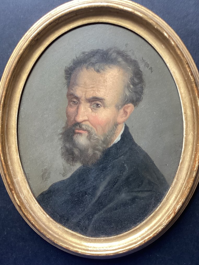 Leopoldo Dumini (1825-1908) - Portrait of Michelangelo (1485-1564) #1.0