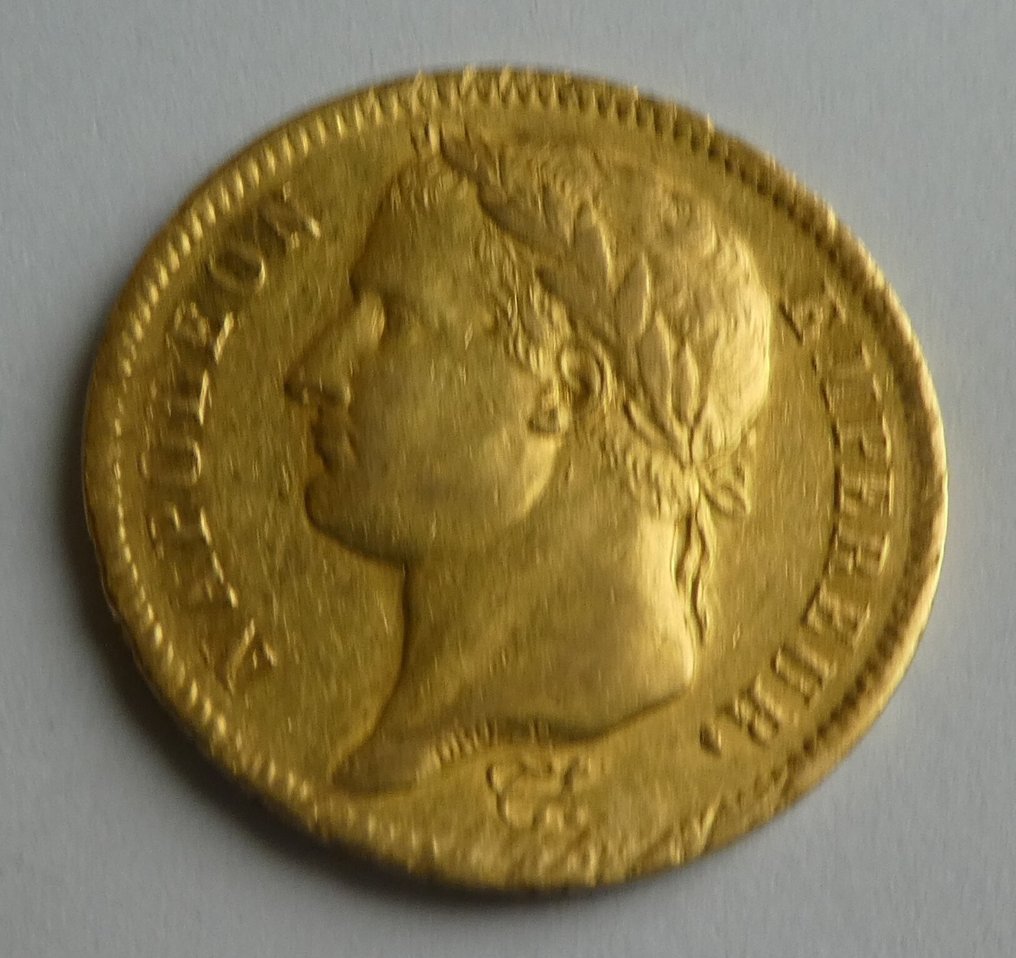 France. Napoléon I (1804-1814). 40 Francs 1811-A, Paris #1.0