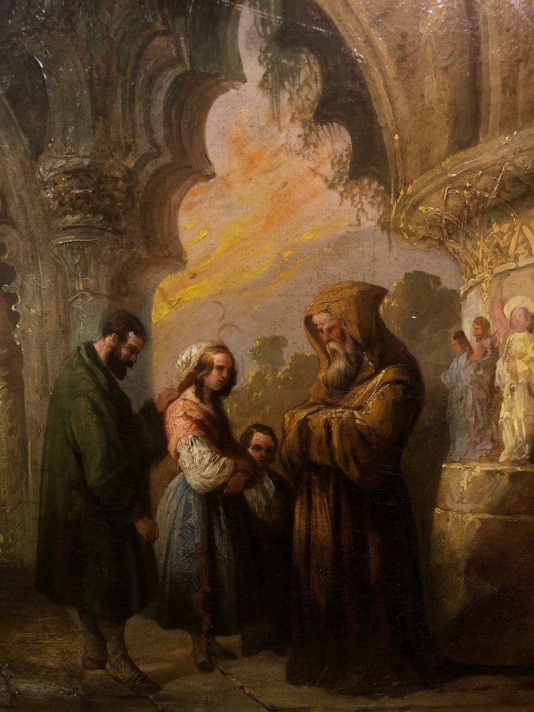 Genaro Pérez de Villaamil (1807-1954), Αποδίδεται σε - Aux Catacombes #3.2