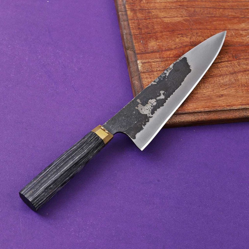 厨刀 - R687 - 钢, 黄铜, 木 - 意大利 - 厨师的 Gyuto 刀 #1.0