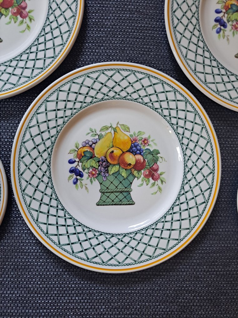 Villeroy & Boch - Tea service (13) - Basket - Vitro-Porzellan - 4-person teapot #2.1