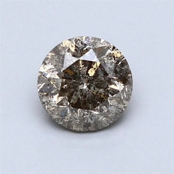 χωρίς τιμή ασφαλείας - 1 pcs Διαμάντι (Φυσικού χρώματος) - 0.84 ct - Στρογγυλό - Fancy light Πρασινωπό, Γκριζωπό Κίτρινο - I2 - International Gemological Institute (IGI) #1.0