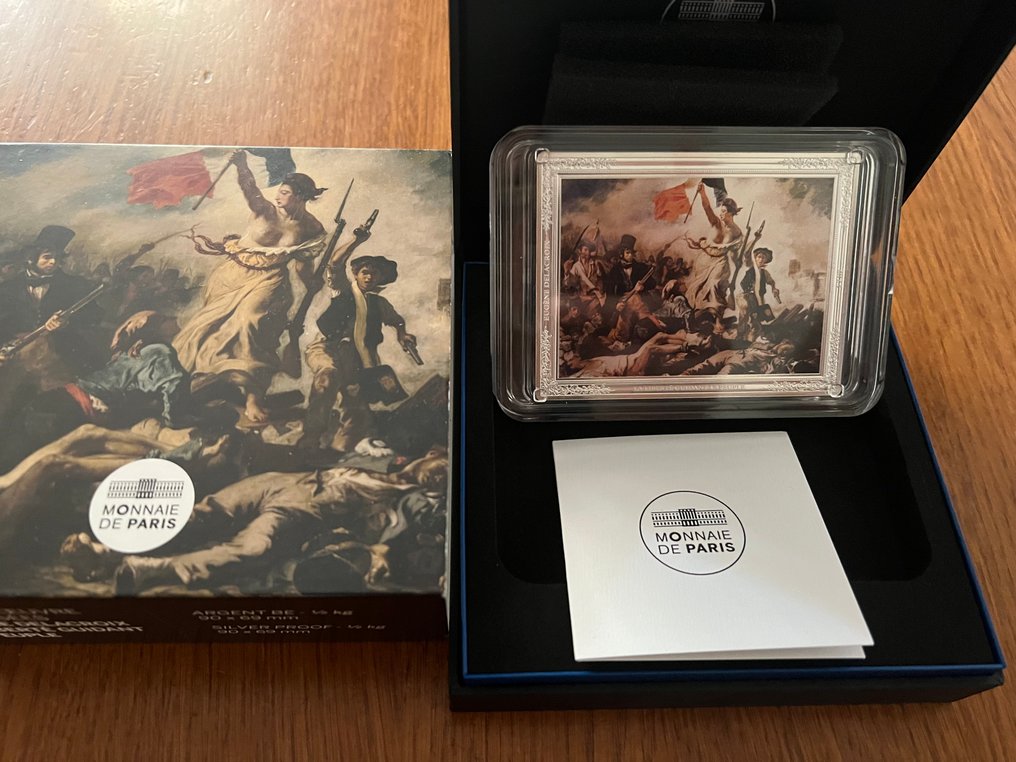 Γαλλία. 250 Euro 2023 "Eugène Delacroix - La Liberté Guidant le Peuple" Proof #2.1