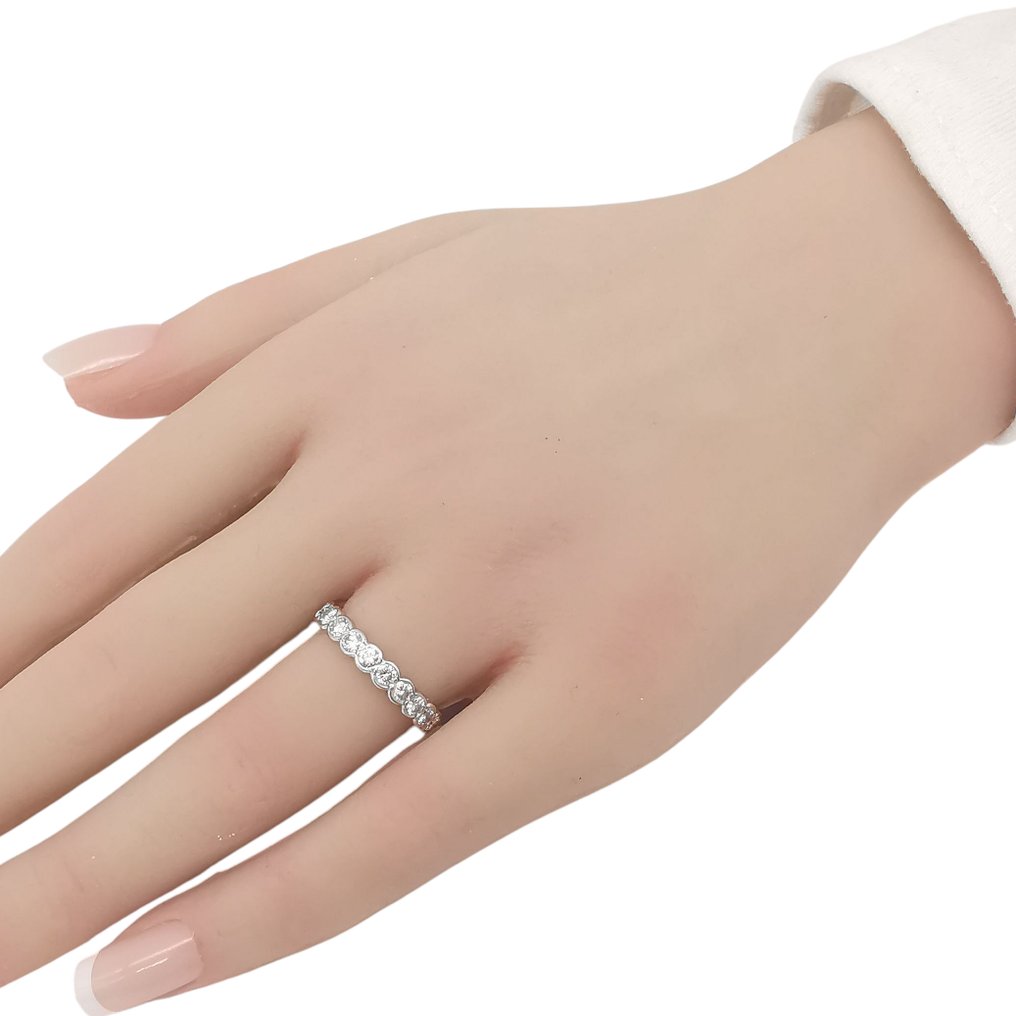 Δαχτυλίδι - 18 καράτια Λευκός χρυσός -  2.10ct. tw. Διαμάντι (Φυσικό)  - Αμερικανική συμμαχία #4.3