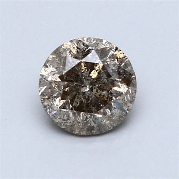 χωρίς τιμή ασφαλείας - 1 pcs Διαμάντι (Φυσικού χρώματος) - 0.84 ct - Στρογγυλό - Fancy light Πρασινωπό, Γκριζωπό Κίτρινο - I2 - International Gemological Institute (IGI) #1.0