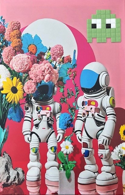 Hiroshi (1981) - Cosmo Pixel 1/1 Toile XXL #1.0