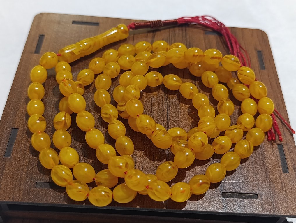  天主教念珠 - 琥珀 - 1970-1980 - 稀有的祈祷念珠  #1.0