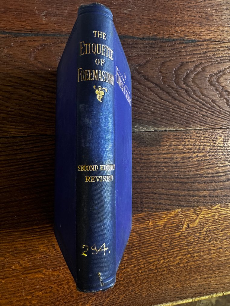 Freemasonry - 1902 Extremely Hard to Find 2nd Edition “The Etiquette of Freemasonry - 1902 #1.0