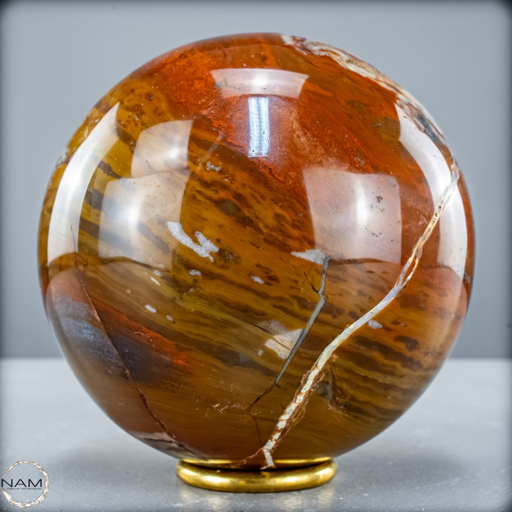 Ocean Jasper-Agate molto artistico e naturale Sfera- 1925.25 g #2.1