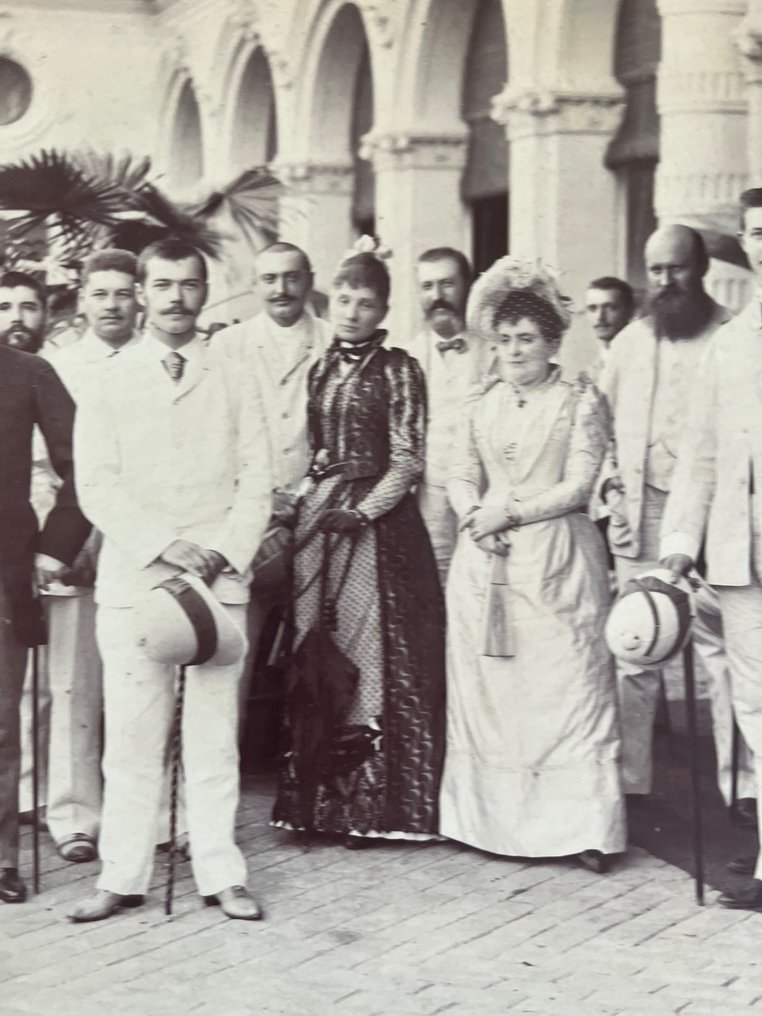 Talbot - Rare Russian Czarevitch Nicolas II in Saigon w/ Family #3.2