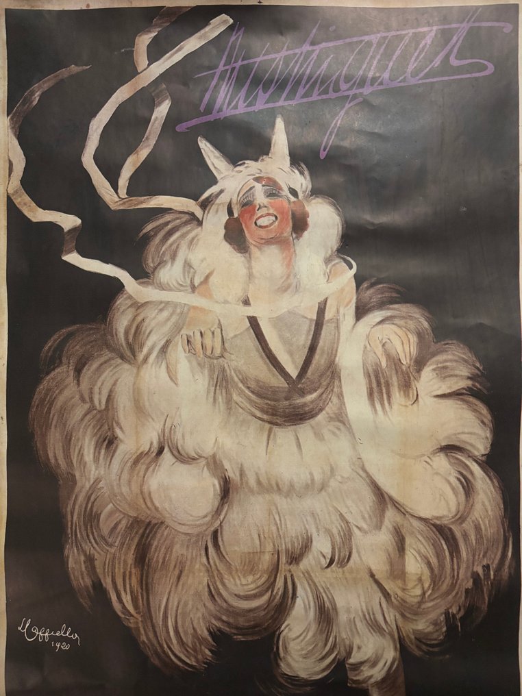 Leonetto Cappiello - Mistinguett – Casino de Paris di L. Offeller - Década de 1970 #1.0