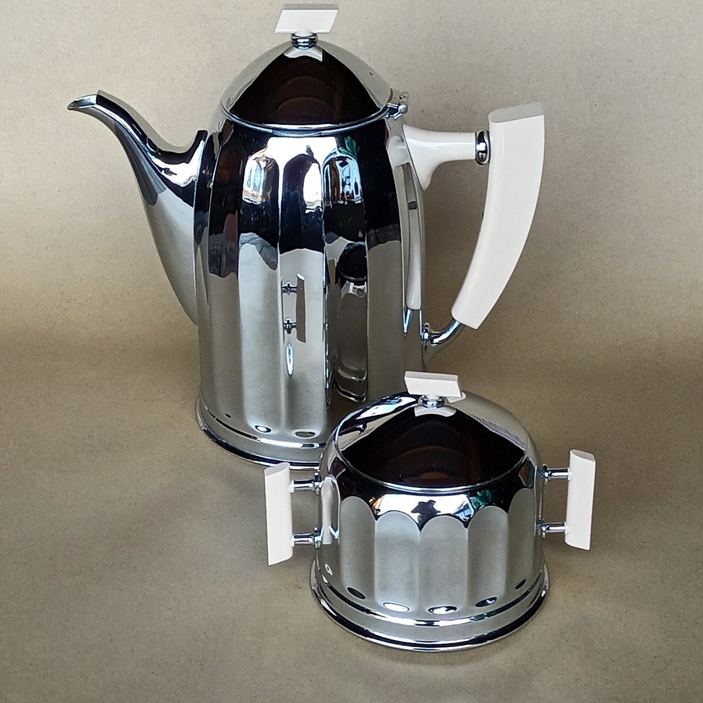 Demeyere - 茶壶 (2) - 金属, 镀铬, 铝 #1.0